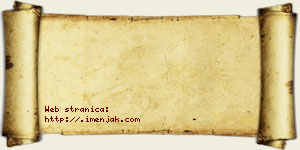 Jefimija Sarić vizit kartica